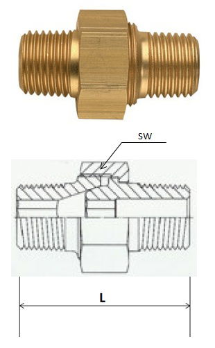 Rectus (LD 26/26K) R 3/4 x R 3/4 csatlakozású oldható kettős karmantyú termék fő termékképe